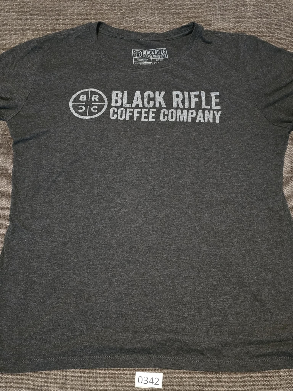 Women's Heather Charcoal Black Rifle Coffee Company XXL T-Shirt